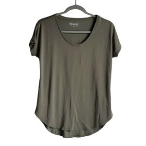 Mudd Green Scoop Neck Short Sleeve Top Size X-Small